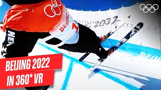 Experience Olympic halfpipe in 360° VR [upl. by Lokcin]