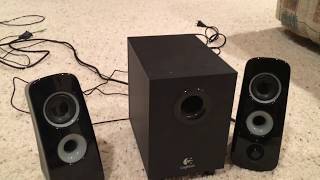 LOGITECH Z323 Speakers W Subwoofer [upl. by Acim61]