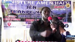 Mwen Pap bese zam devan advese a  Past David  MINISTERE AMEN HAITI [upl. by Nele]