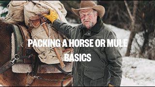 How to Pack a Horse or Mule [upl. by Chalmers]