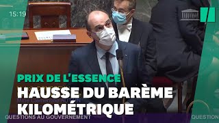 Le barème kilométrique augmenté de 10 annonce Jean Castex [upl. by Abraham]