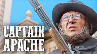 Captain Apache  Lee Van Cleef  WESTERN MOVIE  Action [upl. by Ahter]