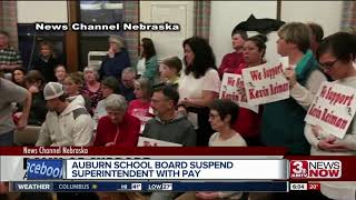 Auburn school board suspends Superintendent over video incident involving school fight [upl. by Puett924]