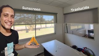 Cortinas Roller Sunscreen y Traslucidas [upl. by Aig514]