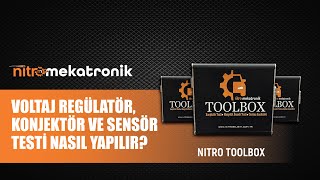 Voltaj Regülatör Konjektör ve Sensör Testi Nasıl Yapılır  Nitro Toolbox [upl. by Rinum606]