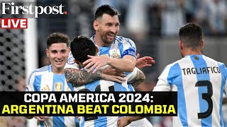 Copa America 2024 LIVE Argentina Defeat Colombia 10 to Clinch 16th Title  Argentina vs Colombia [upl. by Kelcie]