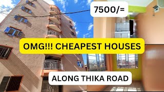 CHEAPEST AND AFFORDABLE BEDSITTERS ALONG THIKA ROADNEWLY BUILTATTRACTIVE WITH GOOD LIGHTING [upl. by Isyak677]