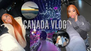 WEEKLY VLOG travel w me first week in Canada getting in the holiday spirit [upl. by Bonnice903]