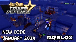 Roblox All Star Tower Defense New Code January 2024 [upl. by Leor261]