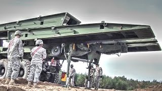 Army Soldiers Launch REBS Rapidly Emplaced Bridge System [upl. by Bekah237]