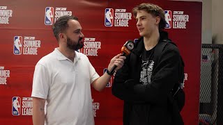 Johnny Furphy interview  NBL at NBA Summer League 2024 [upl. by Adnuhsor]