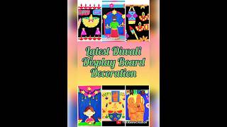 Latest Diwali Display board decoration Diwali board decoration for schooldiwali decoration short [upl. by Enoid262]