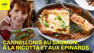 Cannellonis au saumon à la ricotta et aux épinards ❤️  Sofie Dumont [upl. by Agna]