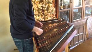 Silent Night on hammered dulcimer Mark Grobner [upl. by Attegroeg]