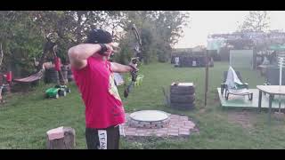 Compound bow Topoint M1 head shoot [upl. by Nosiram]