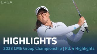 2023 CME Group Tour Championship  Rd 4 Highlights [upl. by Drud]