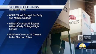 Multiple schools close following election day [upl. by Rustie123]