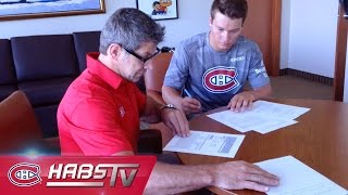 RAW Mikhail Sergachev signs his first NHL contract [upl. by Walther556]