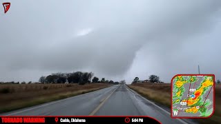 Chasing Tornado Warnings In Oklahoma  Live As It Happened  11324 [upl. by Acissj]