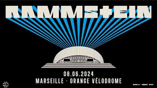 Rammstein Live 4K marseille Vélodrome 2024 Europe Stadium tour [upl. by Zilvia]