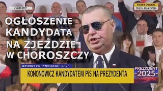 KONONOWICZ 🐷🥛 KANDYDAT NA PREZYDENTA 😇 wybory2025 [upl. by Phedra]