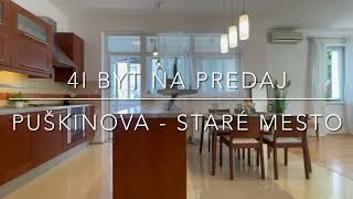 Apartment for sale in Bratislava PuĹĄkinova Bratislava Metropolitan real estate group Bratislava [upl. by Kieffer]