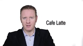 Cafe Latte  Meaning  Pronunciation  Word World  Audio Video Dictionary [upl. by Paymar]