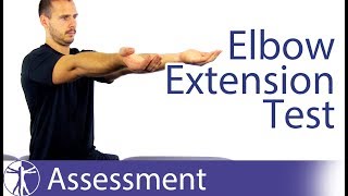 Elbow Extension Test  Olecranon Fracture [upl. by Annaili]