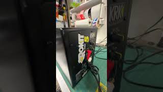 KRK Systems ROKIT 5 Studio Monitor Speaker Amplifier Classic Series Damaged [upl. by Annoik]