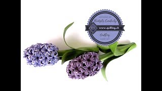 Quilling Hyacinth 3D flowers quotTHE ORIGINALquot Part 1 Tutorial [upl. by Sang]