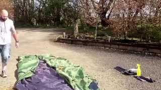 Camping Tips  How to Repack a Tent [upl. by Ettelimay]