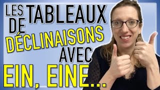 🇩🇪Les déclinaisons en allemand  larticle indéfini quotEIN EINEquot 🤔 [upl. by Abrams]