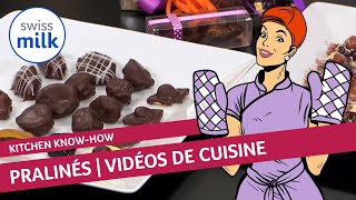 Comment faire des pralinés  Vidéo de cuisine  Swissmilk 2015 [upl. by Neibaf175]