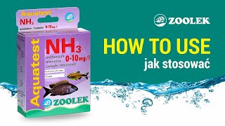 Zoolek Aquatest NH3  instrukcja [upl. by Jerrylee]