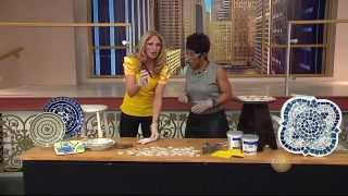 DIY Mosaic China Plate Table Tops with Jane Monzures [upl. by Enoch]