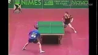 Table Tennis 1996 World Cup Waldner vs Liu Guoliang highlights [upl. by Nabois]