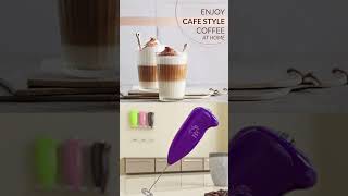 quotSwifther Handheld Electric Milk Frother  Perfect Foam for Lattes Cappuccinos amp Morequot [upl. by Ina]