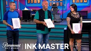 3 Canvases 9 Tattoo Design Options  Ink Master Redemption Season 4 [upl. by Koenraad]