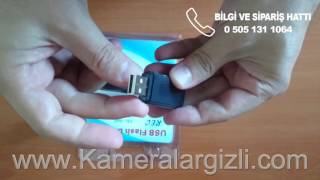 Usb Gizli Ses Kayıt Cihazı Kullanımı ve Tanıtımı [upl. by Hoon]