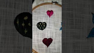 Heart symbol thread work threadwork heart symbol trending [upl. by Eniledam]