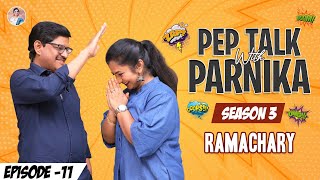 Pep Talk With Parnika ft Ramachary  Parnika Manya  Ramachari Komanduri  TalkShow PepTalk [upl. by Nevin]