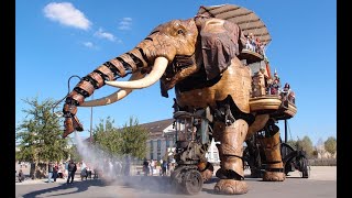 Giant Robot Elephant In Nantes The Machine Elephant In France [upl. by Nahor]