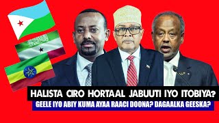 Xog Halista Cirro Hortaal Jabuuti iyo Itoobiya Kee Raaci DoonaaGeele iyo Aby oo Wefti Soo diray SL [upl. by Adiaz]