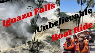 Iguazu Falls unbelievable boat ride [upl. by Nannie383]