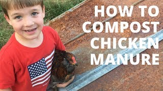 How to Compost Chicken Manure [upl. by Letrice]