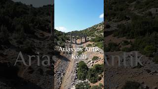 Ariassos Antik Kenti antalya travel antalyaturkey drone antikkent antiquecity [upl. by Hayifas]