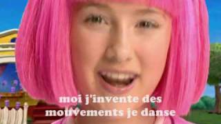 Lazy Town Bing bang french singalong HQ [upl. by Hyacinth801]