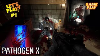 PATHOGEN X ✅ Gameplay amp walkthrough 1 ✅ PC Steam Horror game 2024 [upl. by West]