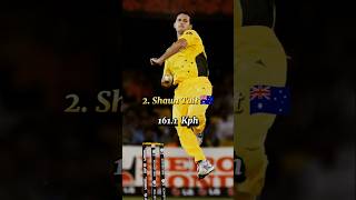 Top 10 Fastest Bowler in Cricket History cricket shorts pkworldlink bowling fastestplayer top [upl. by Pul381]