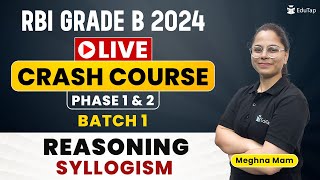 RBI Grade B 2024 Syllabus Preparation  RBI Phase 1 amp 2 Live Classes  RBI 2024 Crash Course EduTap [upl. by Gally]